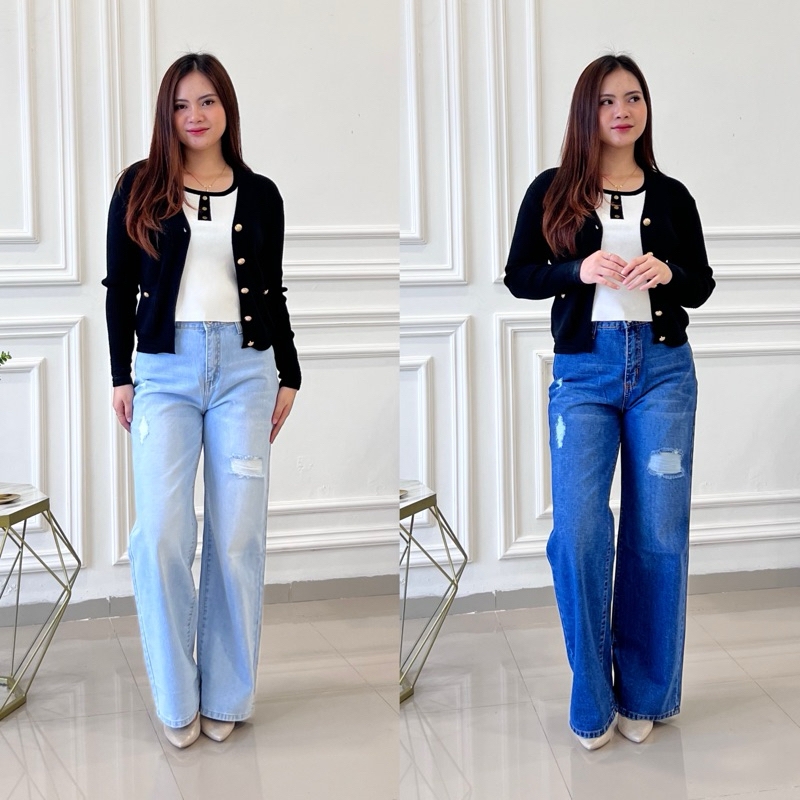 KULOT OL 326 || CELANA KULOT JEANS WANITA TERBARU || OOTD FASHION WANITA ||