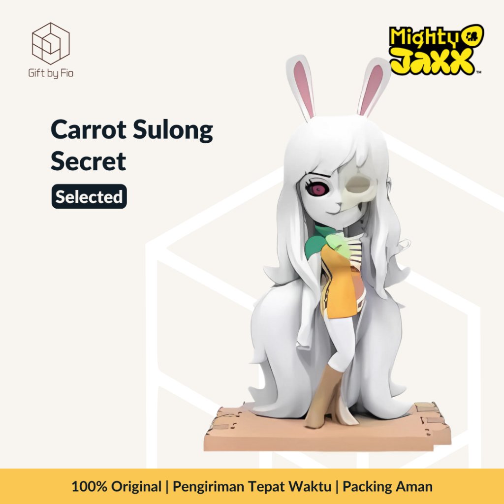 Giftbyfio | Mighty Jaxx Secret Carrot Sulong - Selected Blind Box