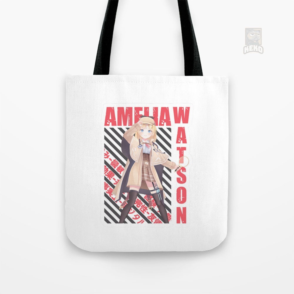 Tote Bag Vtuber Amelia Watson Poster