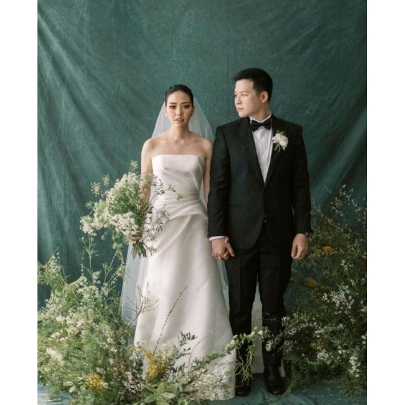 background studio foto muslin abstrak hijau tua uk6x6m