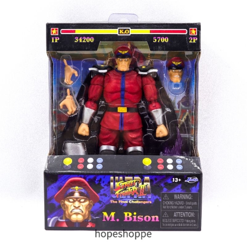 Jada Street Fighter M Bison Action Figure Original
