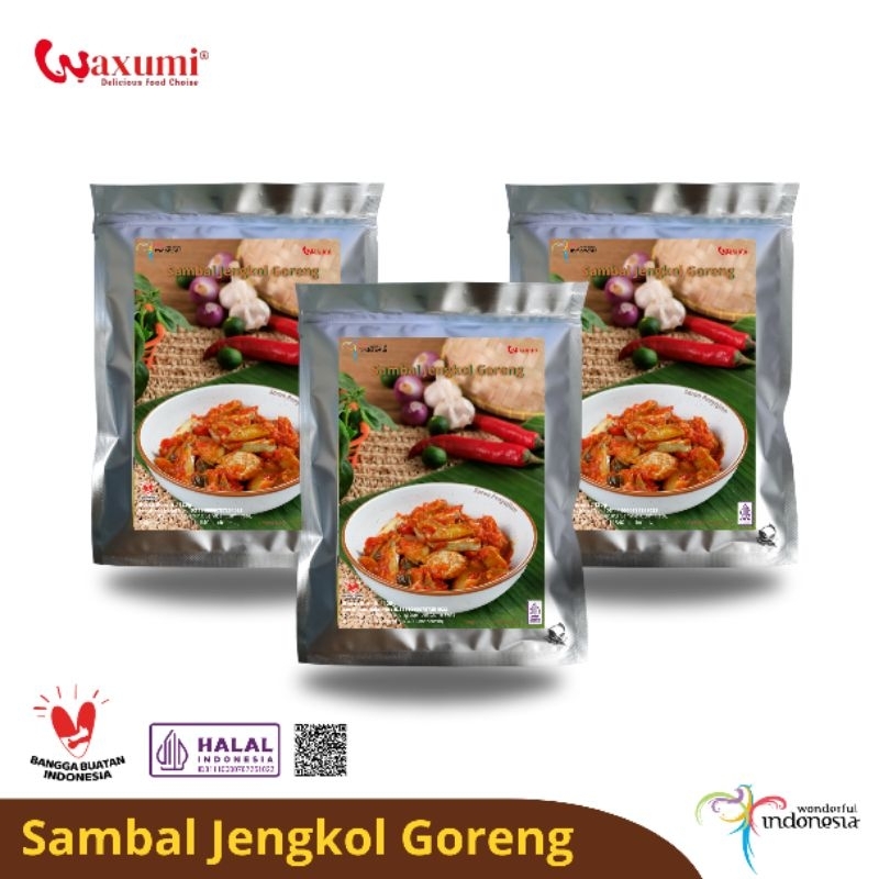 

Waxumi - Paket Bundling Sambal Jengkol Goreng Kemasan Premium Aluminium Foil Food Grade 120g