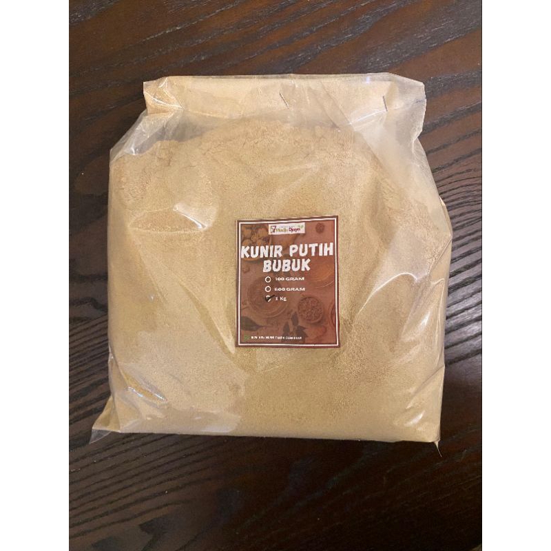 

Kunir putih / kunyit putih bubuk 1 kg murni tanpa campuran