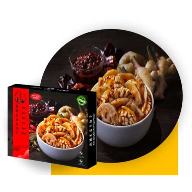 

Veggilicious Heat and Eat Mala Spicy Lotus Root Vegan Konjac