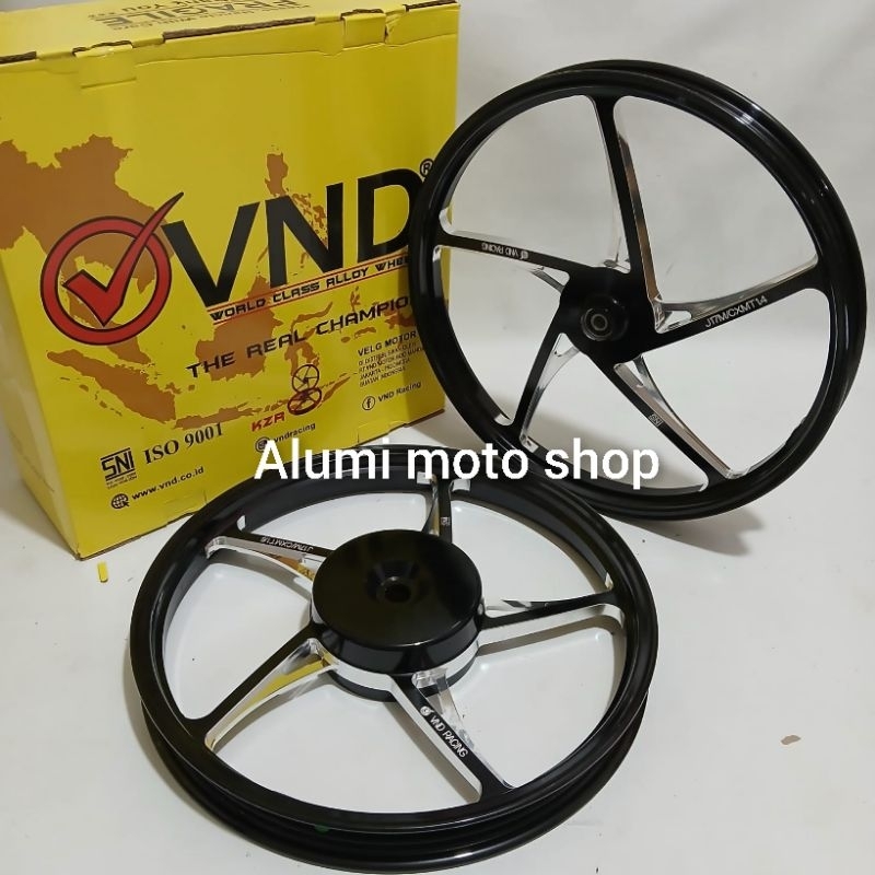 velg racing vnd model kzr ring 17 untuk beat karbu beat fi scoopy genio vario 110 vario 125 vario 15