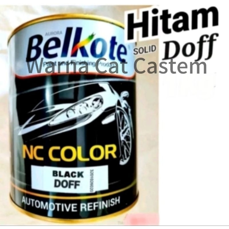 Cat Belkote NC Black Doff/Hitam Doff Belkote