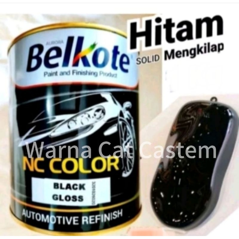 Cat Belkote NC Black Gloss/Hitam Mengkilap Gloss