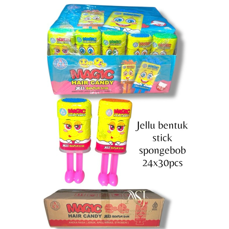 

JELLY BENTUK STICK SPONGEBOB 30PCS