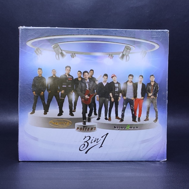 CD 3 IN 1 VAGETOZ POTTERS HIJAU DAUN ORIGINAL SEGEL