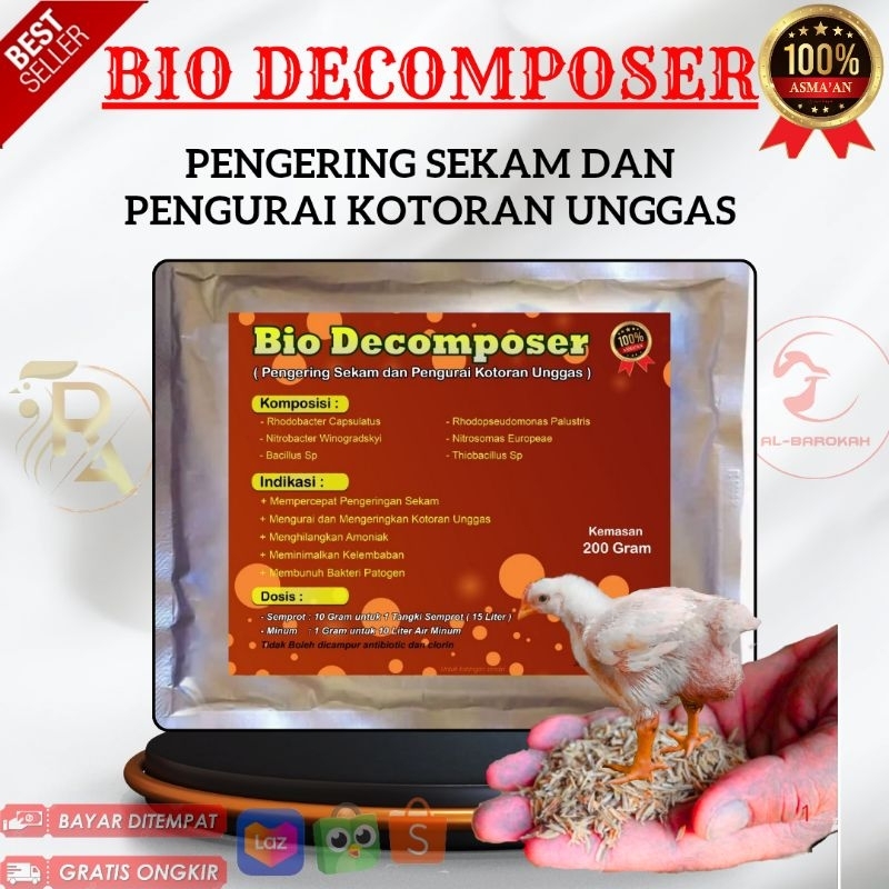 Bio Decomposer pengering sekam pengurai kotoran ayam