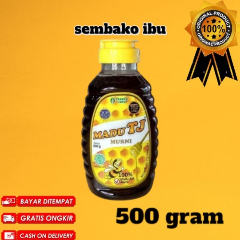 

Madu tj murni 500 gram kemasan botol original