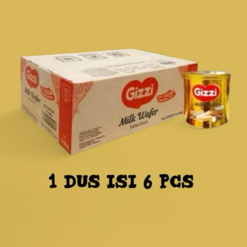 

GIZZI MILK WAFER 1Dus KEMASAN 240Gr kemasan wafer terbaru