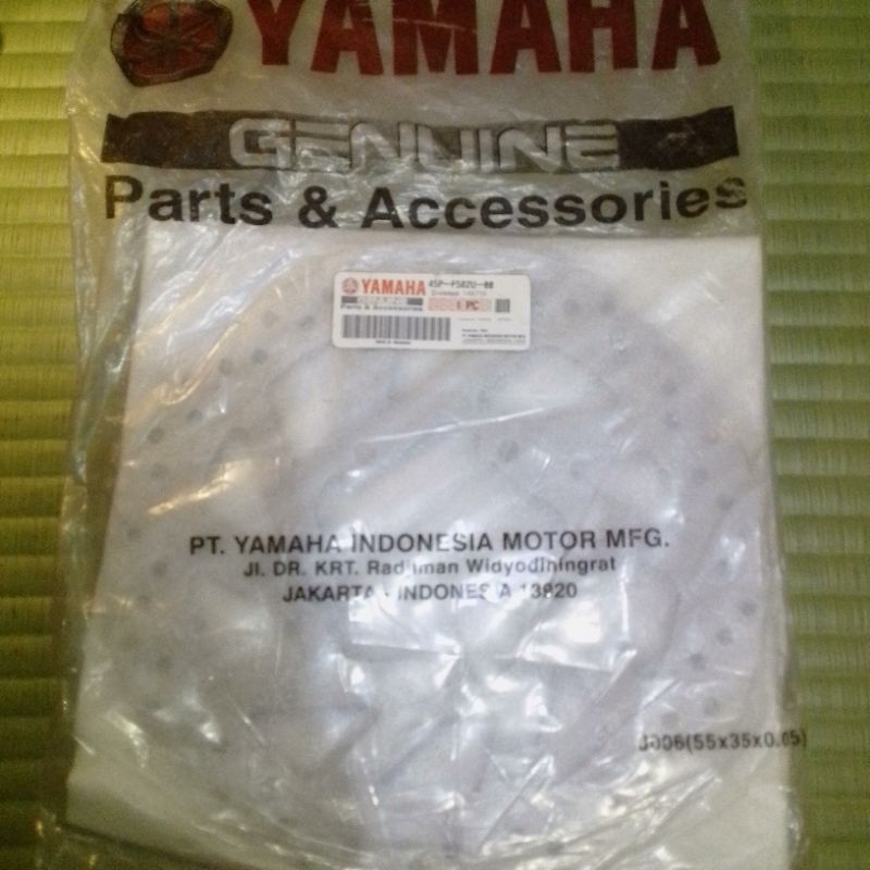 Disc disk brake piringan cakram rem depan YAMAHA BYSON / BYSON FI . ORIGINAL YAMAHA