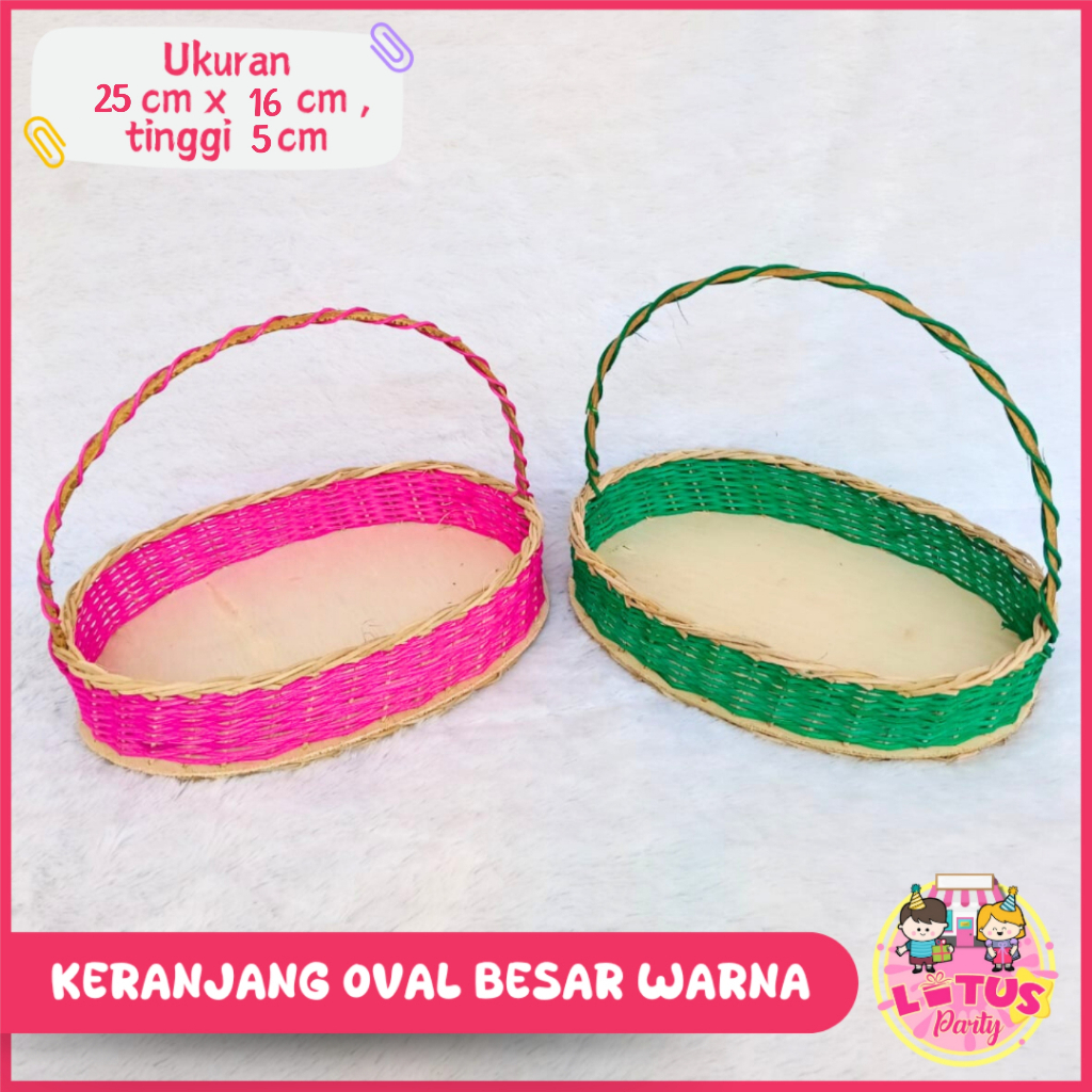 Keranjang Rotan / Keranjang Rotan Warna / Keranjang Rotan Hampers