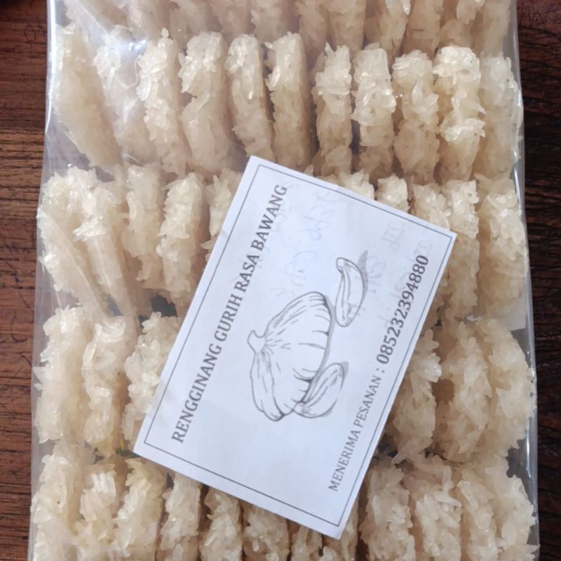 

renginang rasa bawang 500 gr
