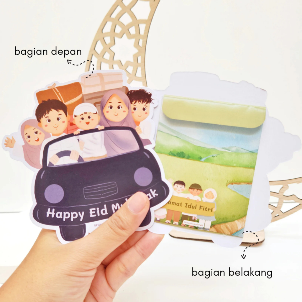 

Little Pita Craft | Amplop Lebaran Anak-Anak | Amplop Karakter Lucu