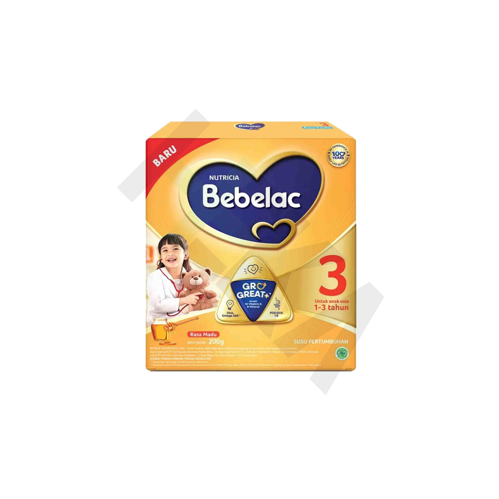

Bebelac 3 Great 200 g - Susu Bubuk Pertumbuhan [Majapahit]
