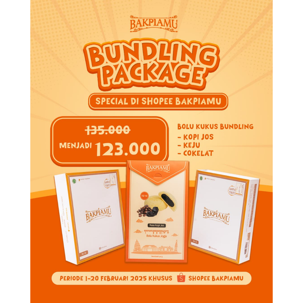 

Bundling Package Special Bolu Kukus 3 Varian Rasa