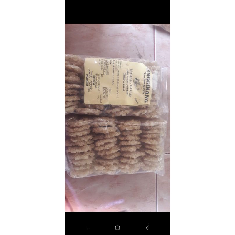 

RENGGINANG KHAS SITUBONDO rasa bawang