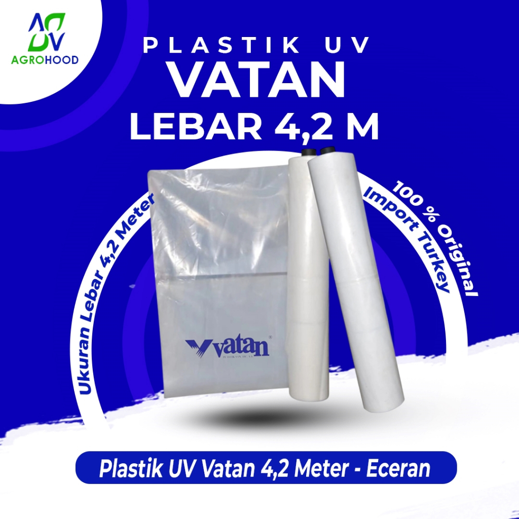 Plastik UV VATAN Lebar 4,2 Meter Harga Eceran