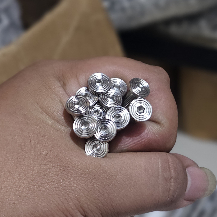 baut stainless m5 drat 8 panjang 1cm-3cm Handmade Slim (1biji)