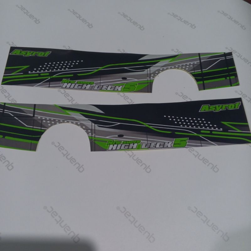 

Stiker livery miniatur bus NEW TUAN MUDA