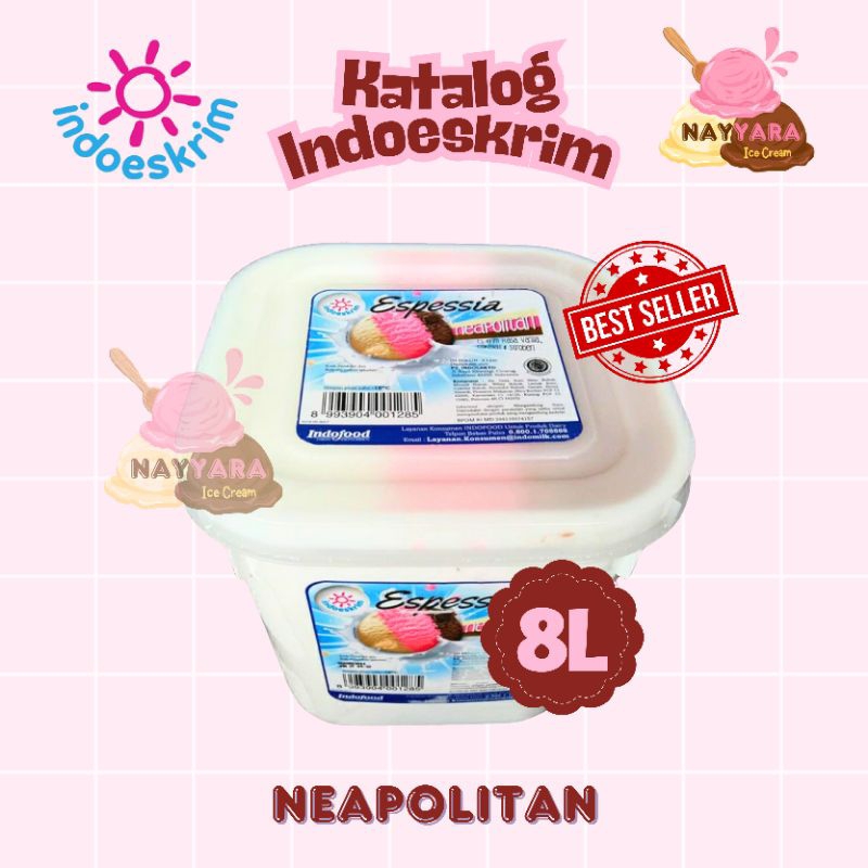 

Neapolitan Indoeskrim 8L