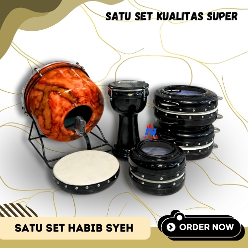 Hadroh 1 Set Lengkap Anak TK Kualitas Super