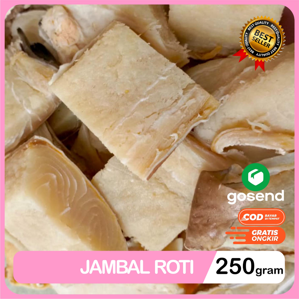 

Jambal Roti Ikan Asin Tampa tulang 250 Gram Premium Vacum Bersih