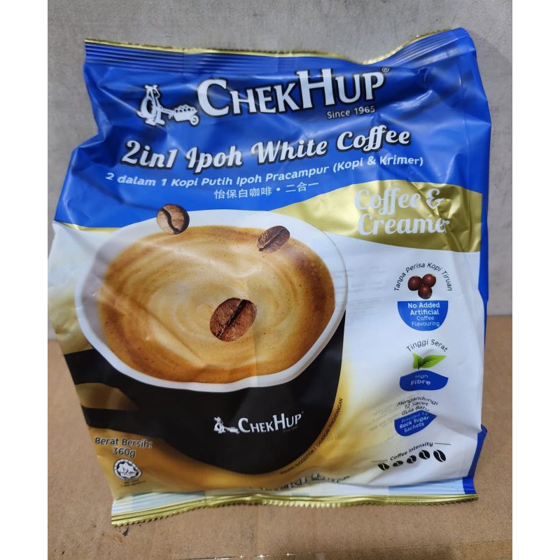

KOPI CHECK UP WHITE COFFEE 2IN1 KOPI DAN KRIMER