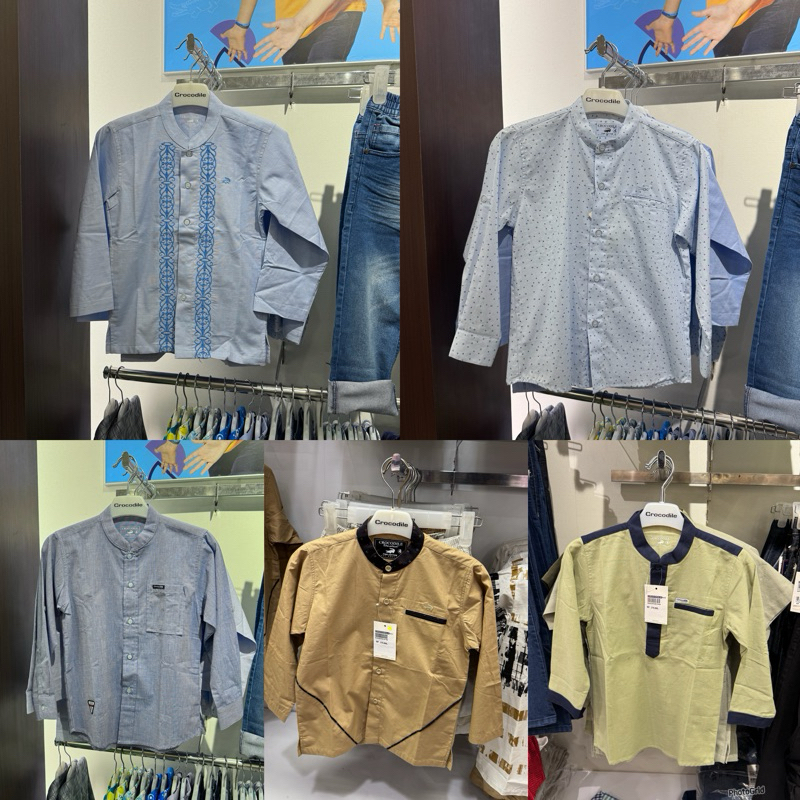CROCODILE - NEW Kemeja Koko Anak Laki-Laki (4-16 tahun)