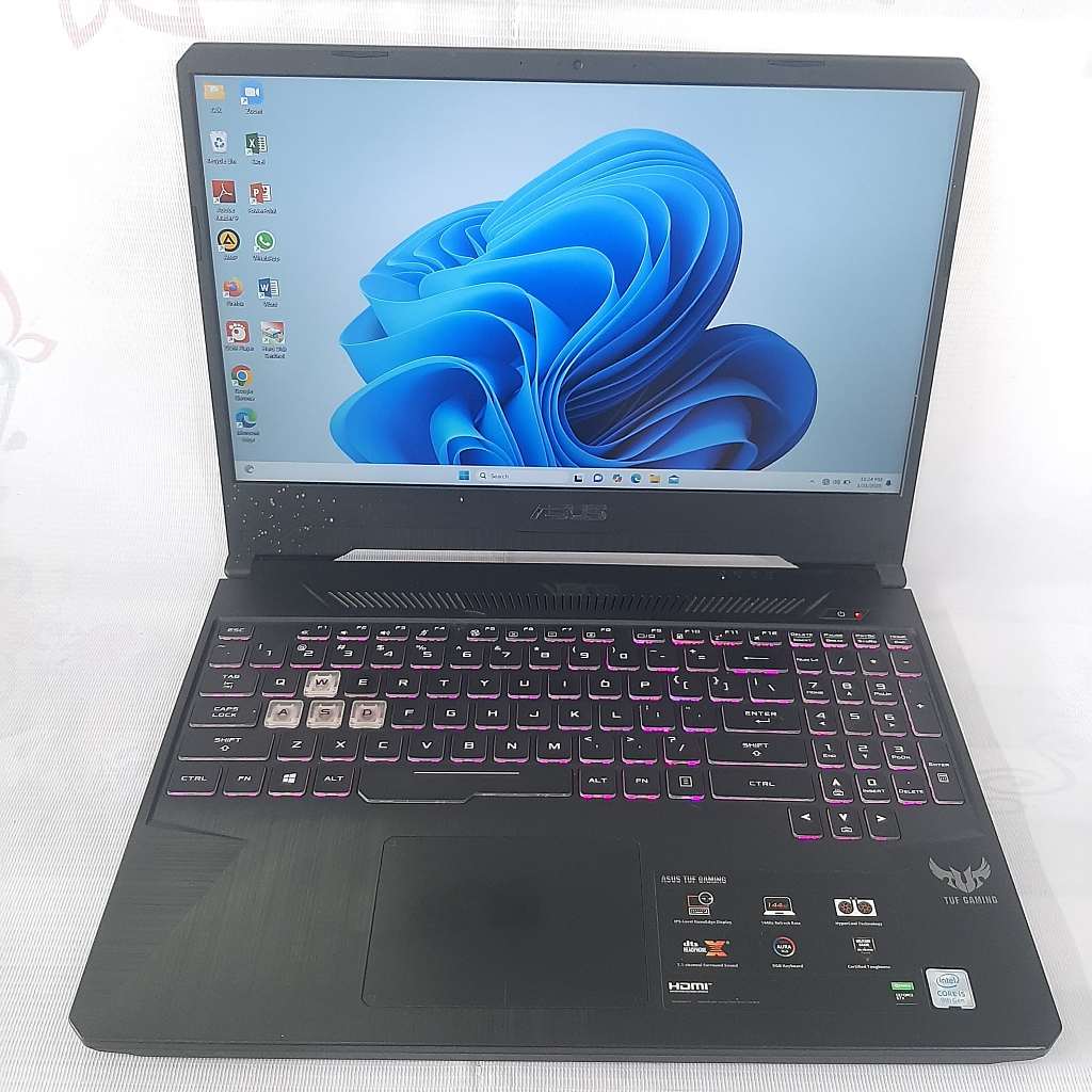 ASUS TUF GAMING FX505G I5-9300H RAM 8GB NVME 512GB NVIDIA GTX 1650 4GB BACKLIGHT