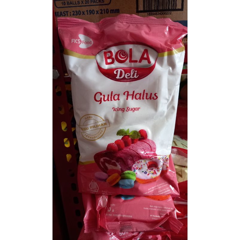 

Bola Deli Gua Halus Icing segar 500gr / Gula halus kemasan