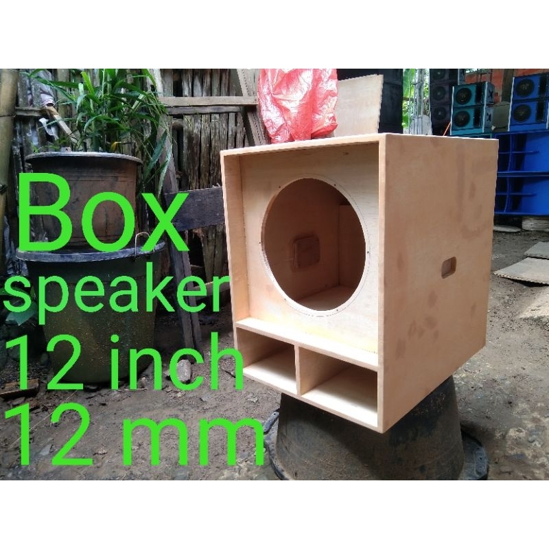 Box speaker 12inc,12mm,T55,L42,P55 cm