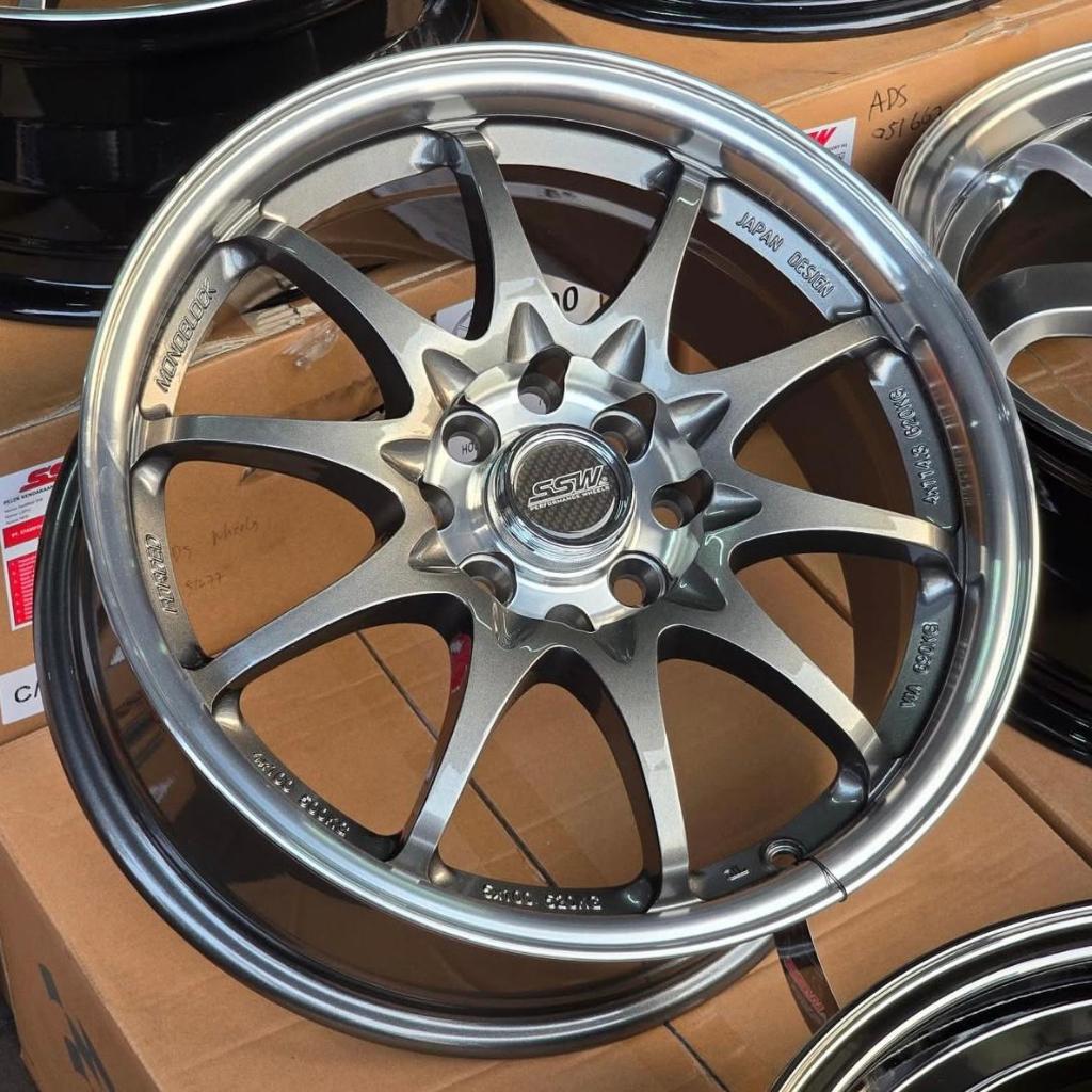 Velg SSW S200 - Volk Rays Ce28 SL Made in Thailand Ring 16 Lebar 7 ET 40 PCD 4x100/114 Velg Mobil Ri