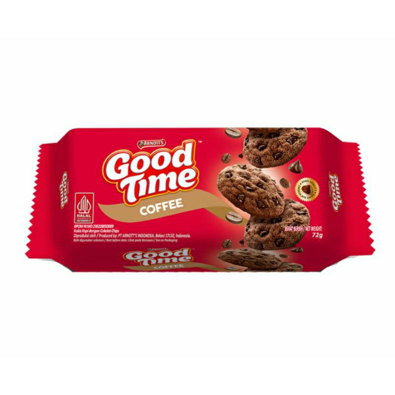 

Goodtime coffee kukis kopi dengan cokelat chips 72g