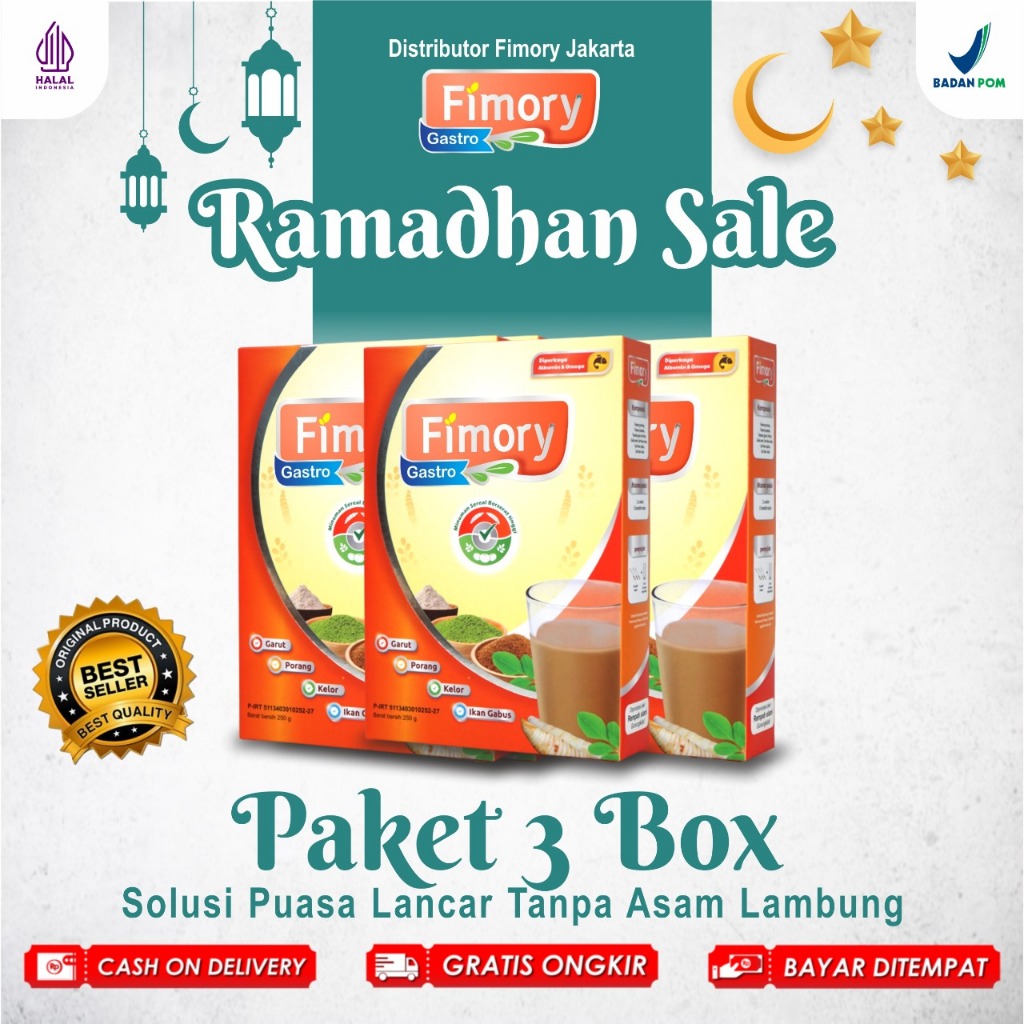 

Fimory Gastro 250gr Paket 3pcs - Nutrasetikal untuk atasi Asam Lambung | 100% dari Bahan Alami