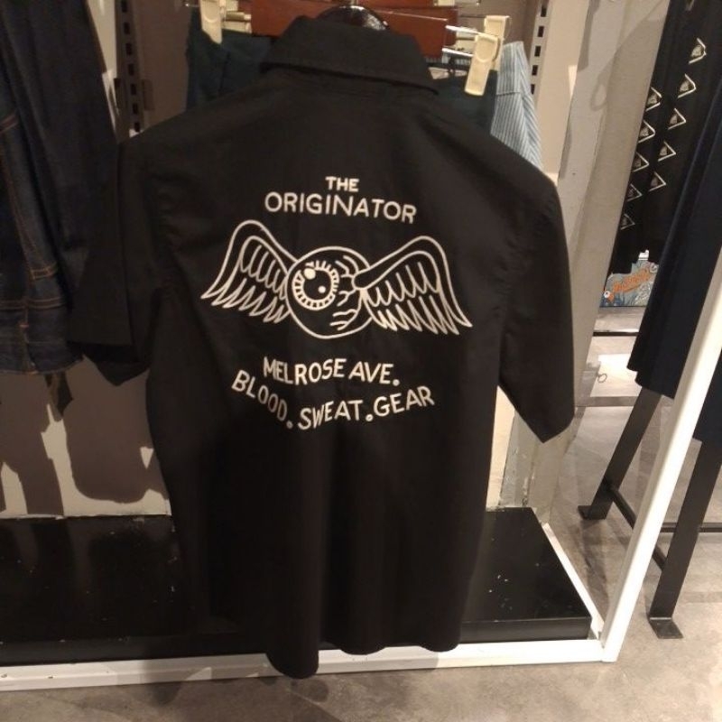 KEMEJA VON DUTCH ORIGINAL BORDIR - BSG BLACK