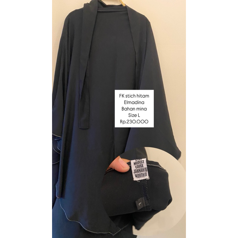 Preloved FK AM Elmadina warna hitam Mina