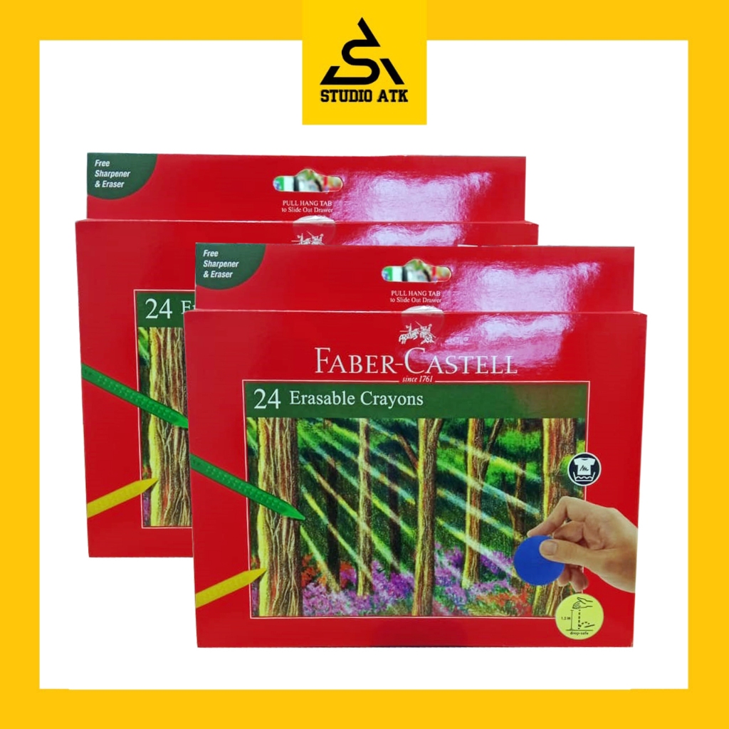

CRAYON ERASABLE FABER CASTELL 24W