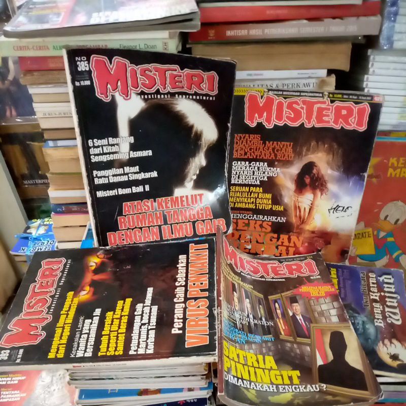 majalah misteri Rp 10.000 bekas asli