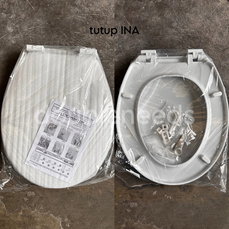 KLOSET DUDUK INA + TUTUP / KLOSET DUDUK SIRAM MANUAL INA