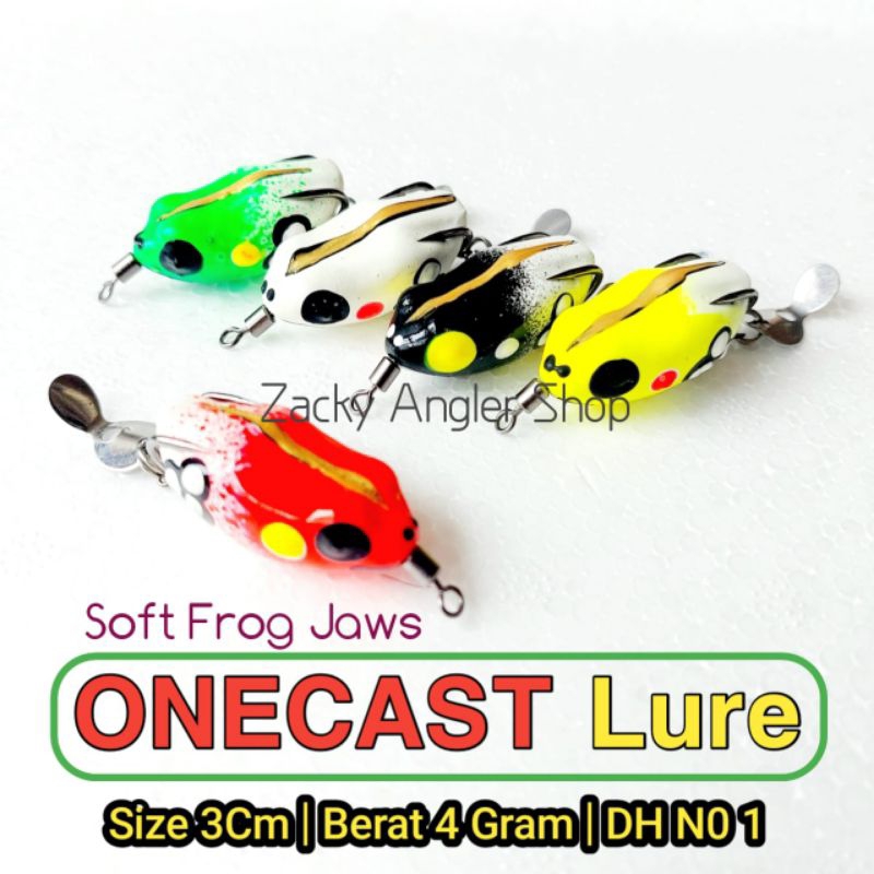 Soft Frog Mini Rasa Jaws 3 Cm Umpan Casting Gabus Berisik