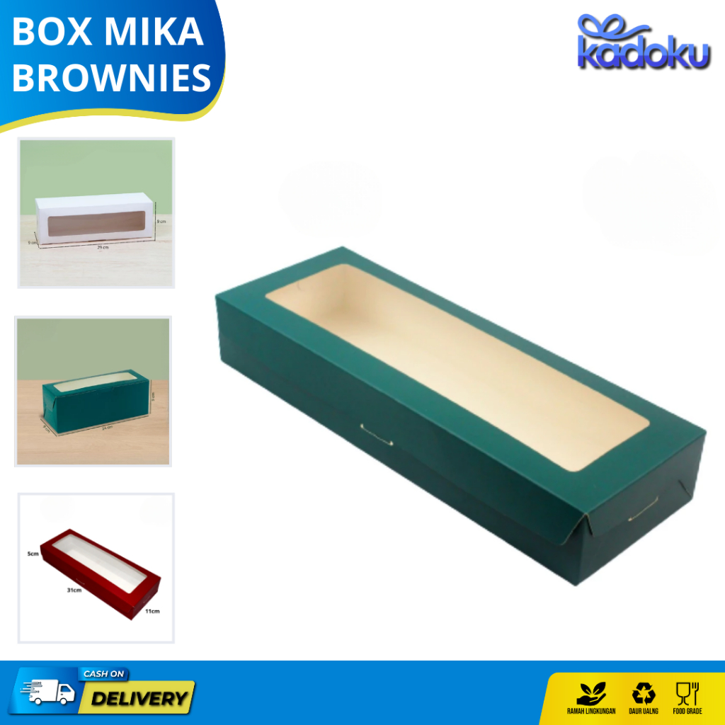 

Box Mika I Box Brownies Mika I Cake Box Box Mika Frame Tebal Murah I Dus Kue Brownies Jendela Mika