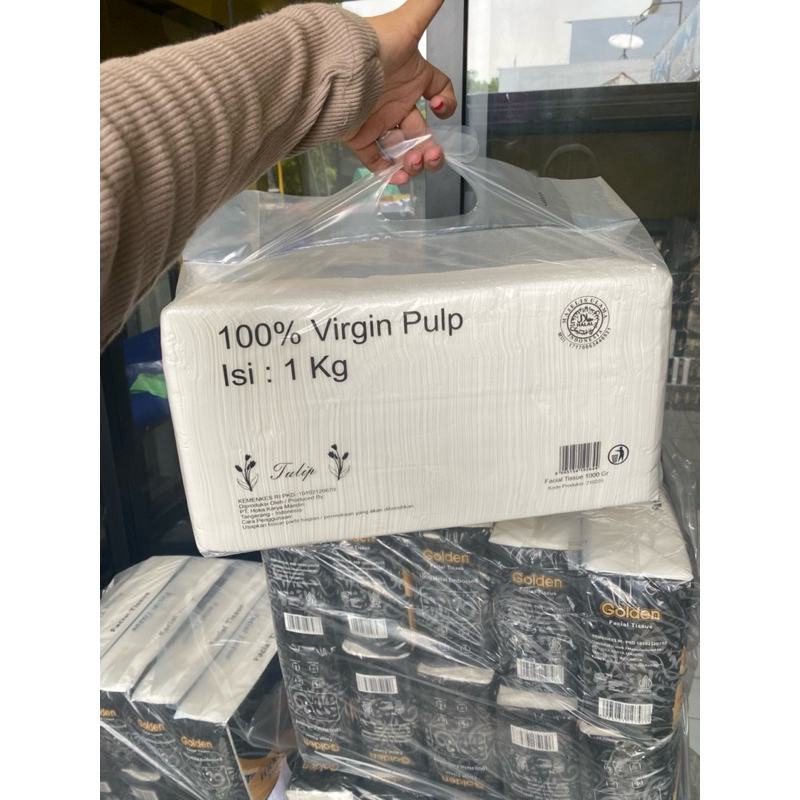Tisu 1 kg / 1000gram TULIP 2ply