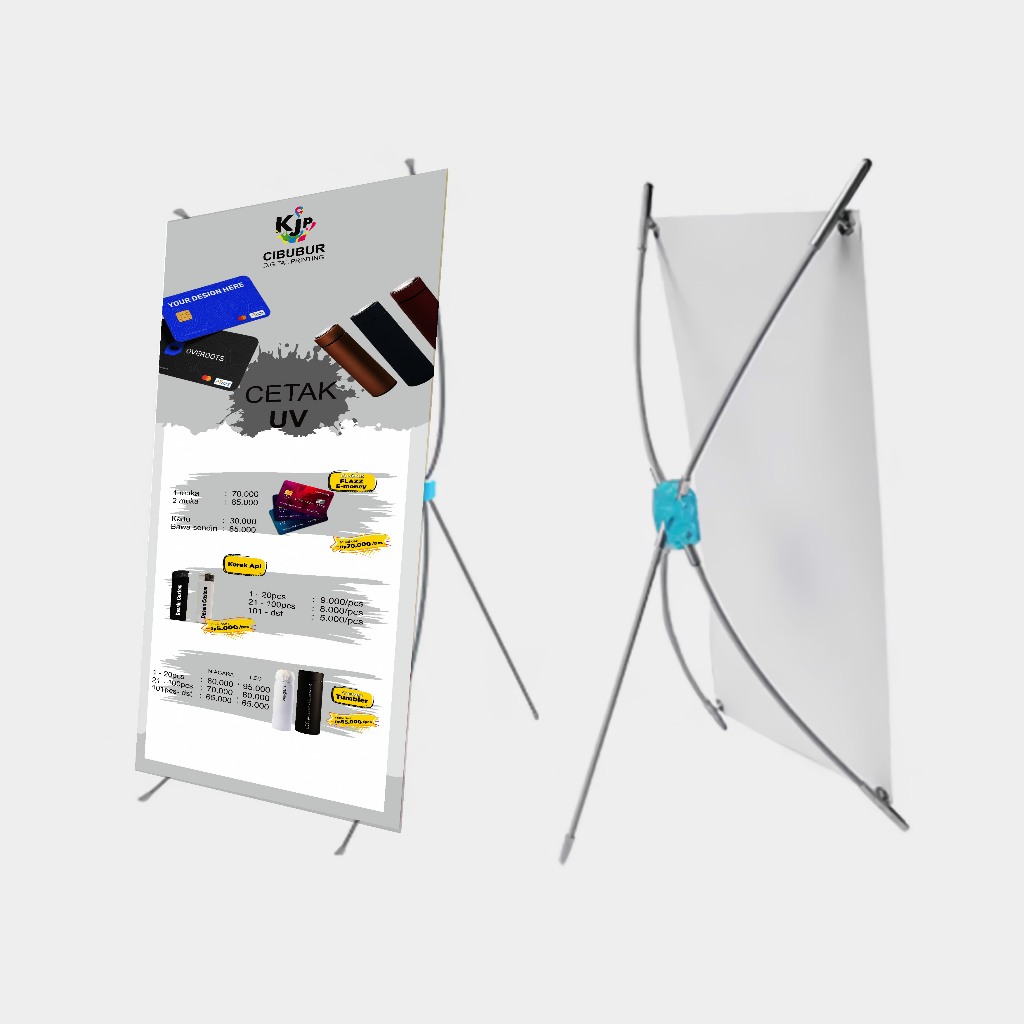 KJP MINI X BANER / BANER MEJA / BANER PROMOTION