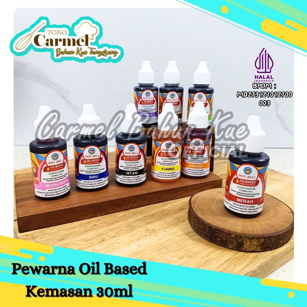 

Red Bell Pewarna Oil Base