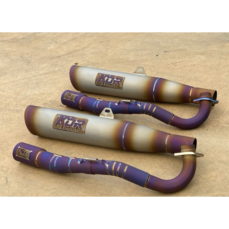 Knalpot karisma Wave 125 Titanium By KDR Thailand