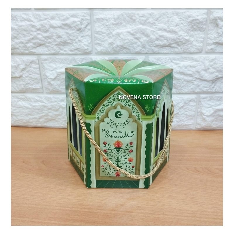 

BOX LEBARAN 2 TOPLES BULAT 500G KOTAK DUS KUE HAMPERS IDUL FITRI