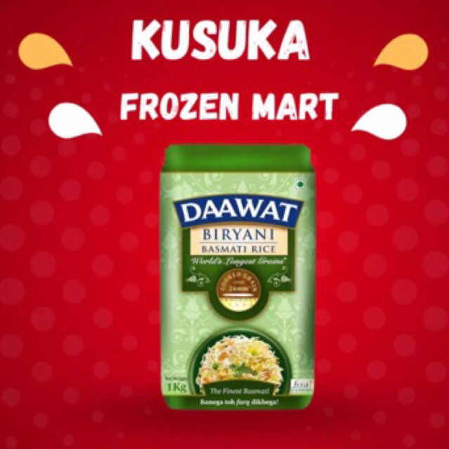 

BERAS DAAWAT BIRYANI BASMATI RICE 1Kg